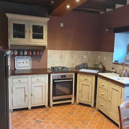 Burgundian Farmhouse In Talon With Fireplace Exterior foto