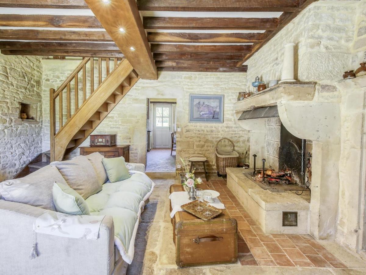 Burgundian Farmhouse In Talon With Fireplace Exterior foto